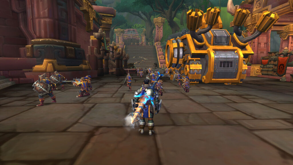 World of Warcraft battle machine of alliance